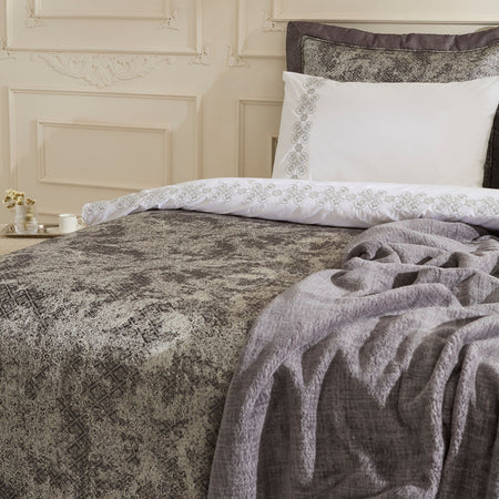 Karaca Home Encanto Anthracite Bridal Set - MALLTURK