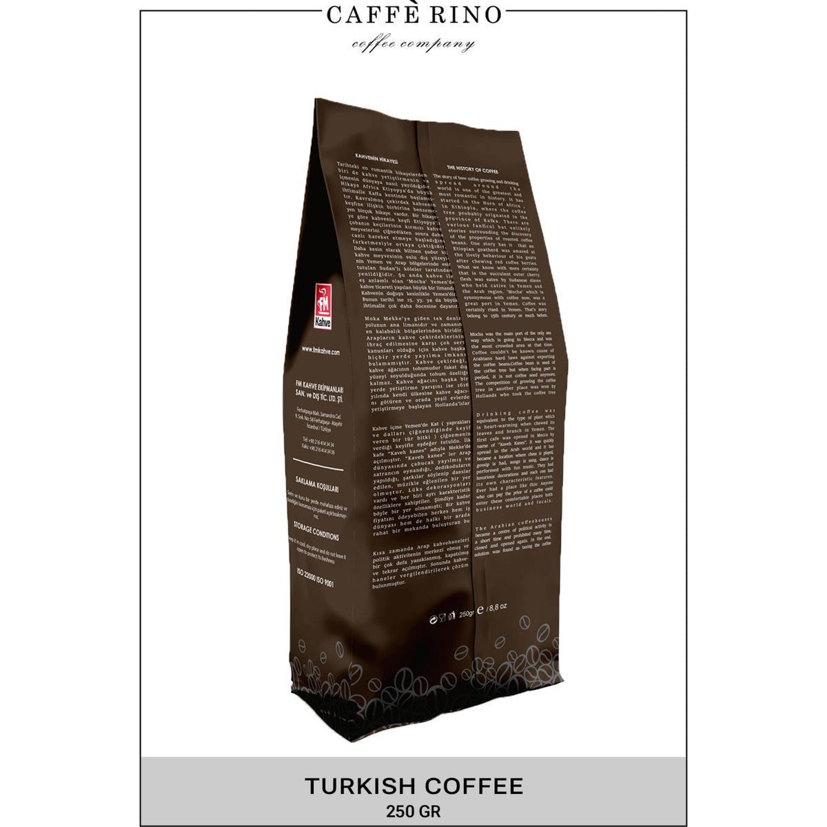 Caffe Rino Turkish Coffee 250 gr - MALLTURK