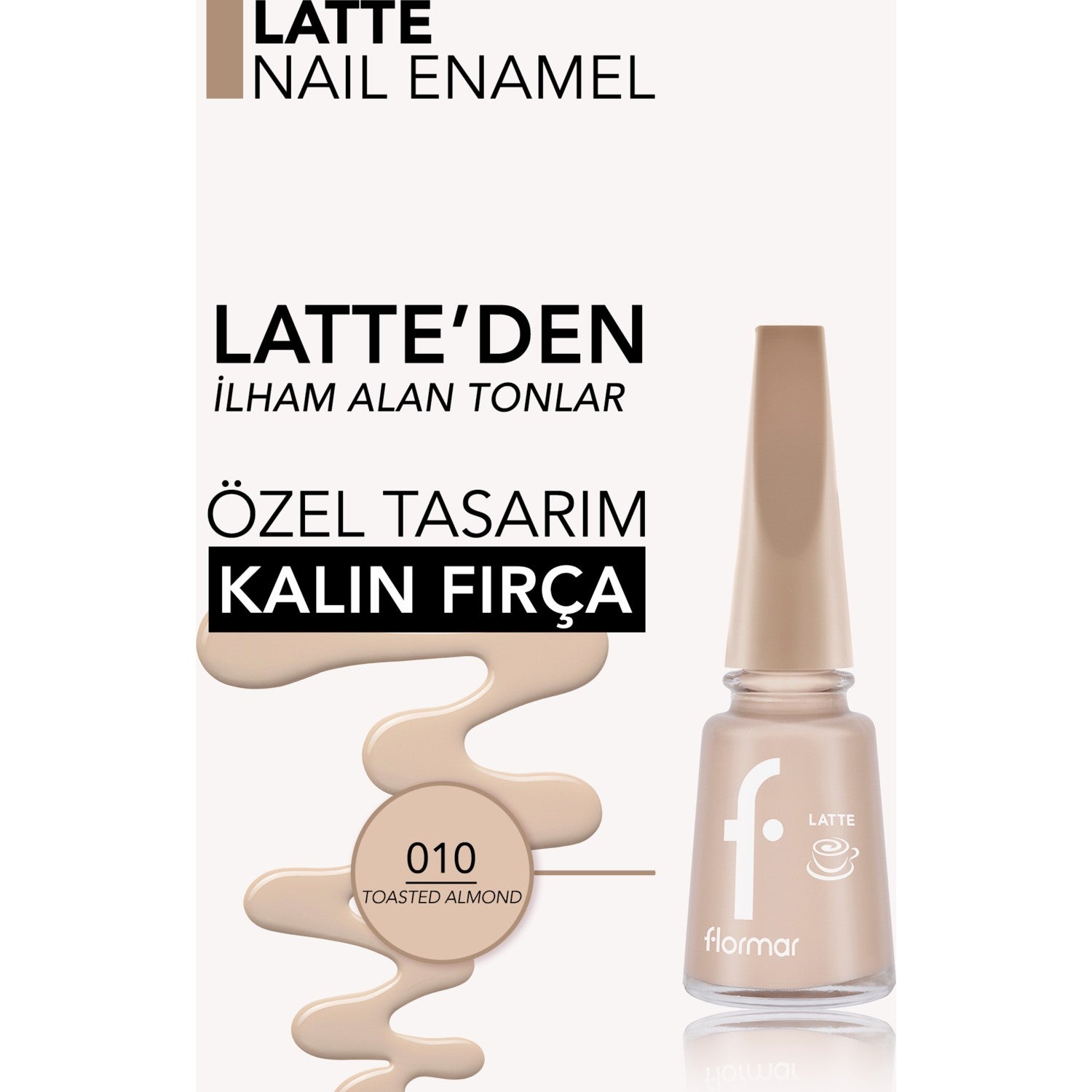 Flormar Latte Nail Polish - MALLTURK