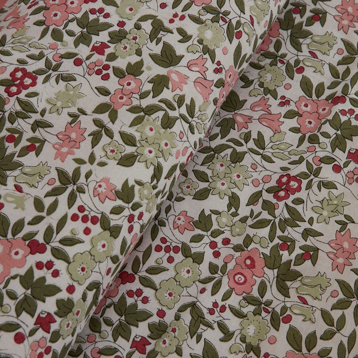 Karaca Home Minay 52 Thread Count %100 Cotton Double Duvet Cover Set Pink - MALLTURK