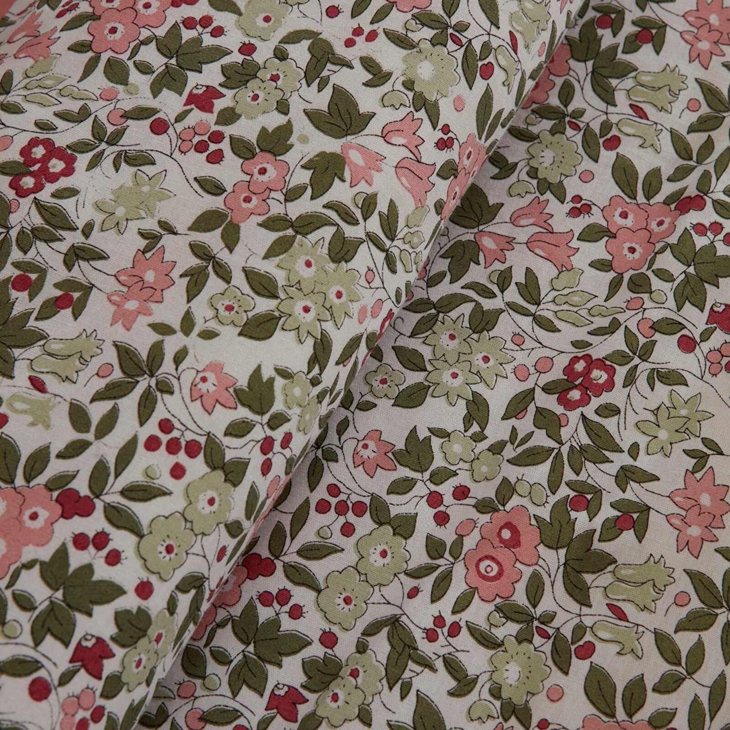 Karaca Home Minay 52 Thread Count %100 Cotton Double Duvet Cover Set Pink - MALLTURK