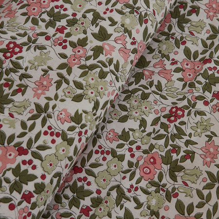Karaca Home Minay 52 Thread Count %100 Cotton Double Duvet Cover Set Pink - MALLTURK