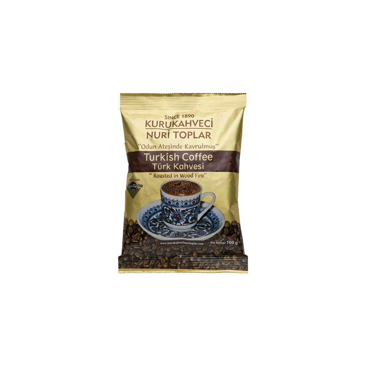 Nuri Toplar Turkish Coffee 100 gr - MALLTURK