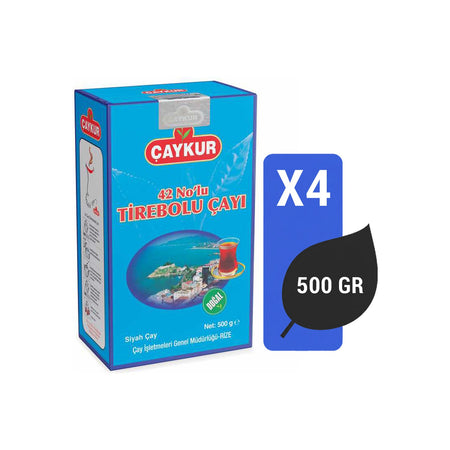 Caykur 42 Nolu Tirebolu black tea 500 g x 4 natural and intense aroma with Karadeniz Lezzeti - MALLTURK