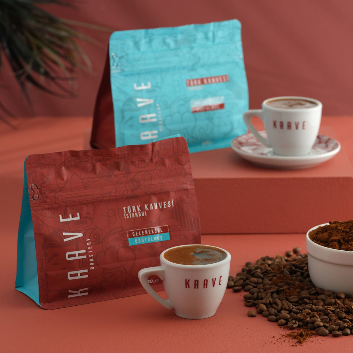 Kaave Roastery Turkish Coffee Turquoise 250g*2-Pack introductory Package - MALLTURK