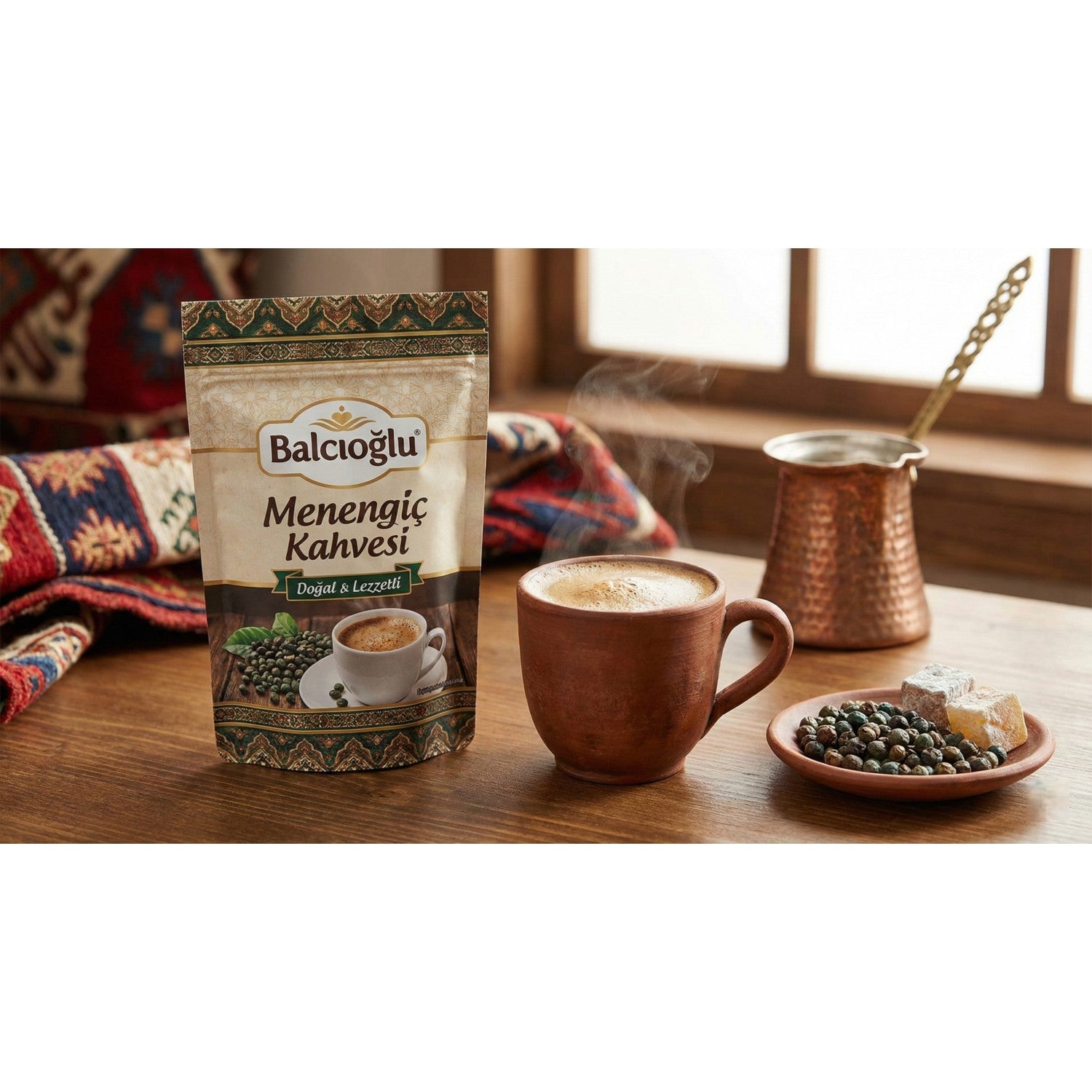 Balcioglu Menengic Coffee 200 g, Milky Cedene Coffee, Regional Flavor - MALLTURK
