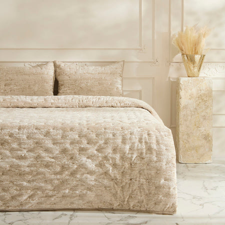 Karaca Home Clement Double Bedspread Set Beige - MALLTURK