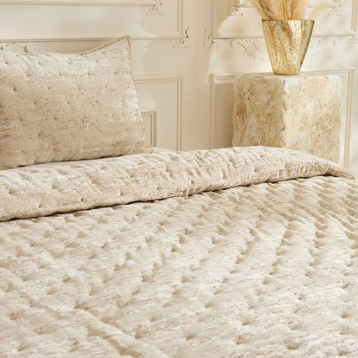 Karaca Home Clement Double Bedspread Set Beige - MALLTURK