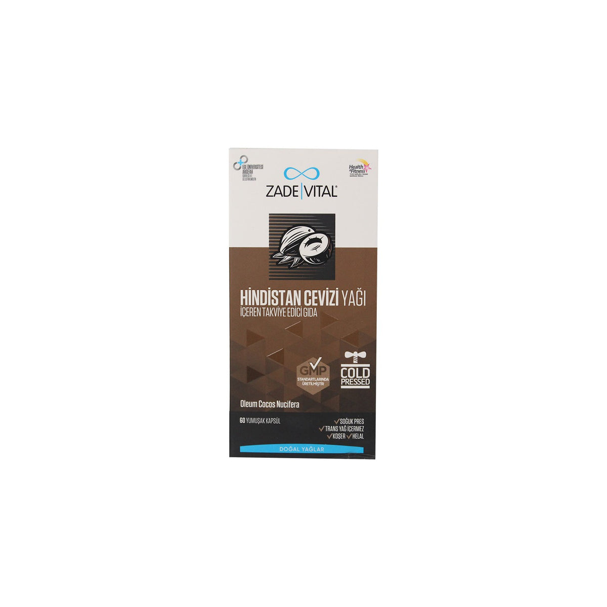 Zade Vital Coconut Oil 60 Softgel 1000 mg - MALLTURK