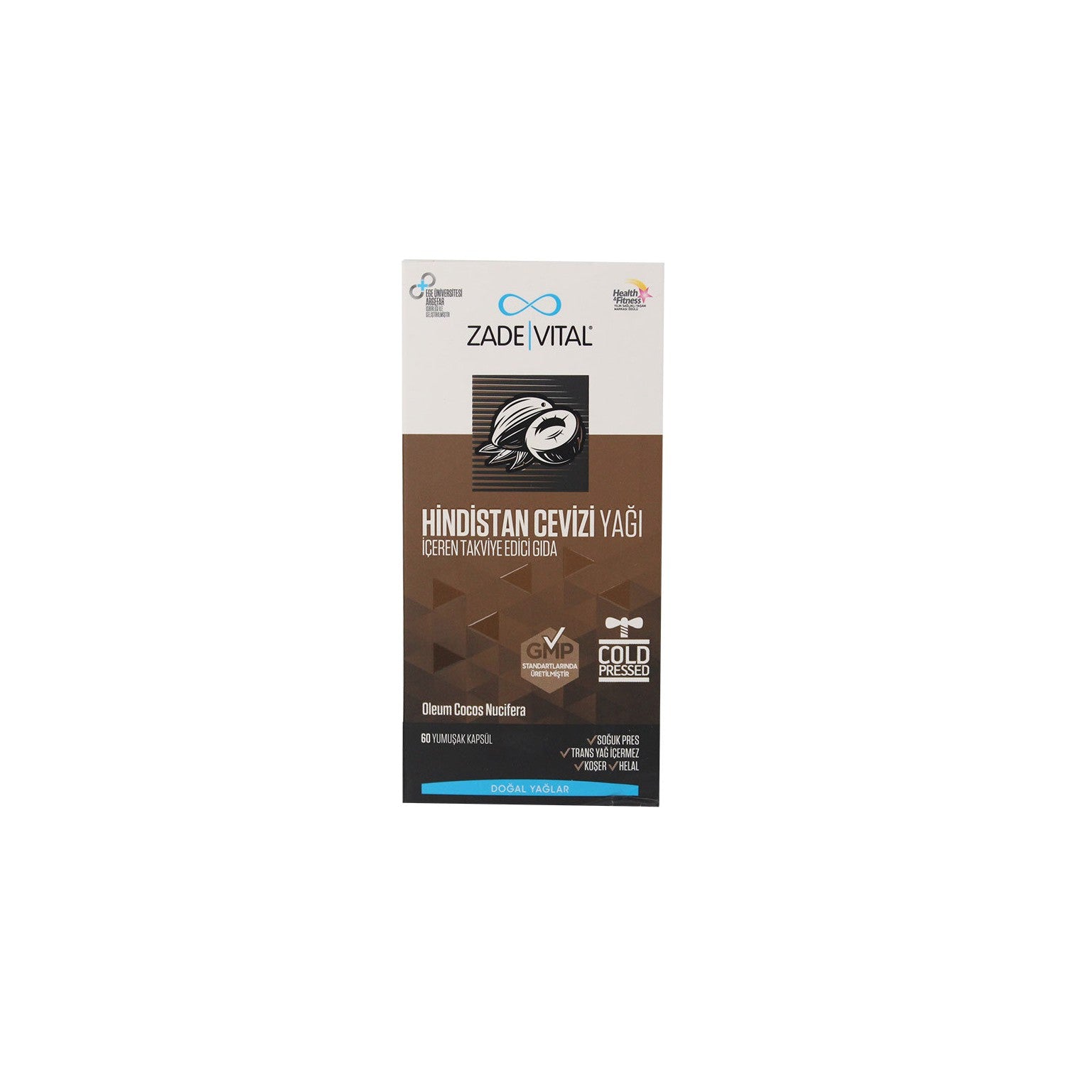 Zade Vital Coconut Oil 60 Softgel 1000 mg - MALLTURK