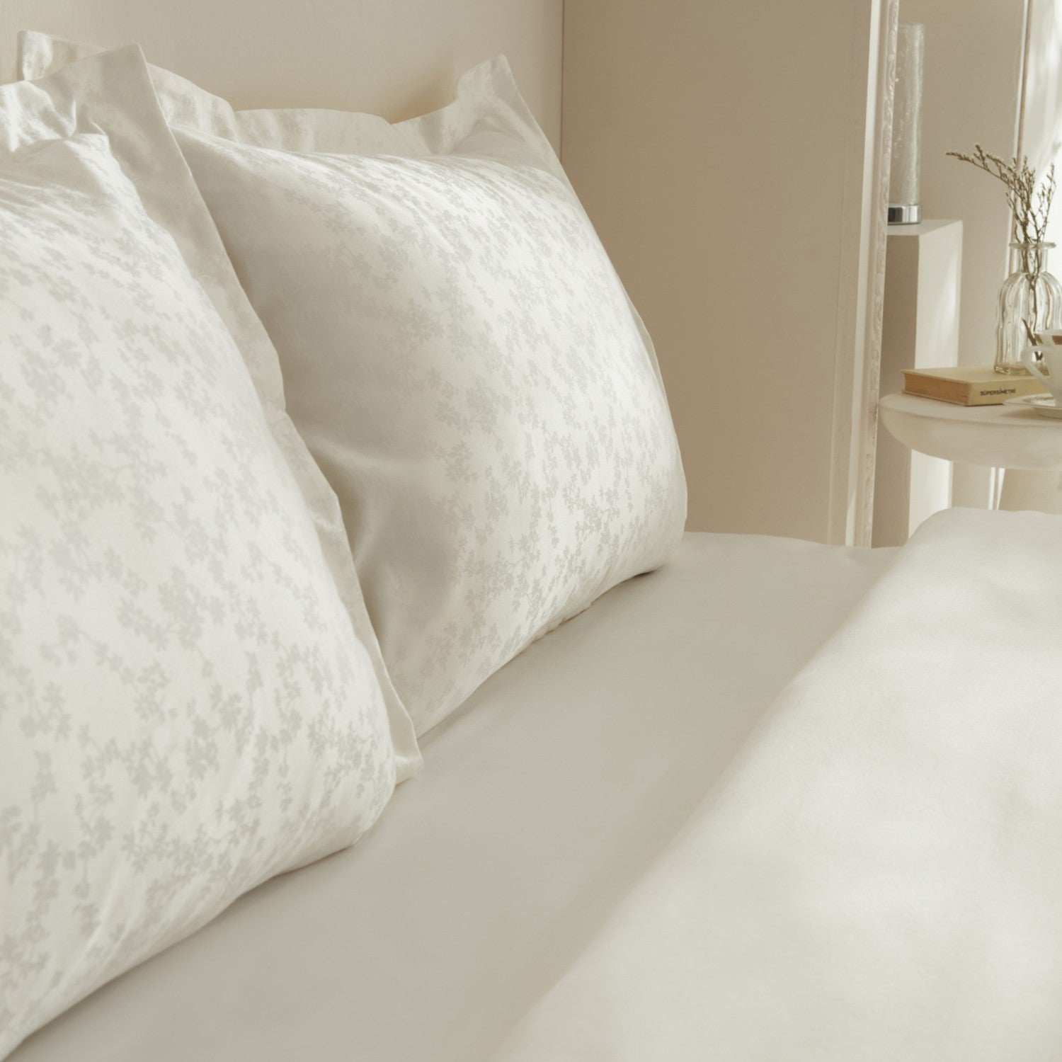 Karaca Home Venessa Double Duvet Cover Set White - MALLTURK