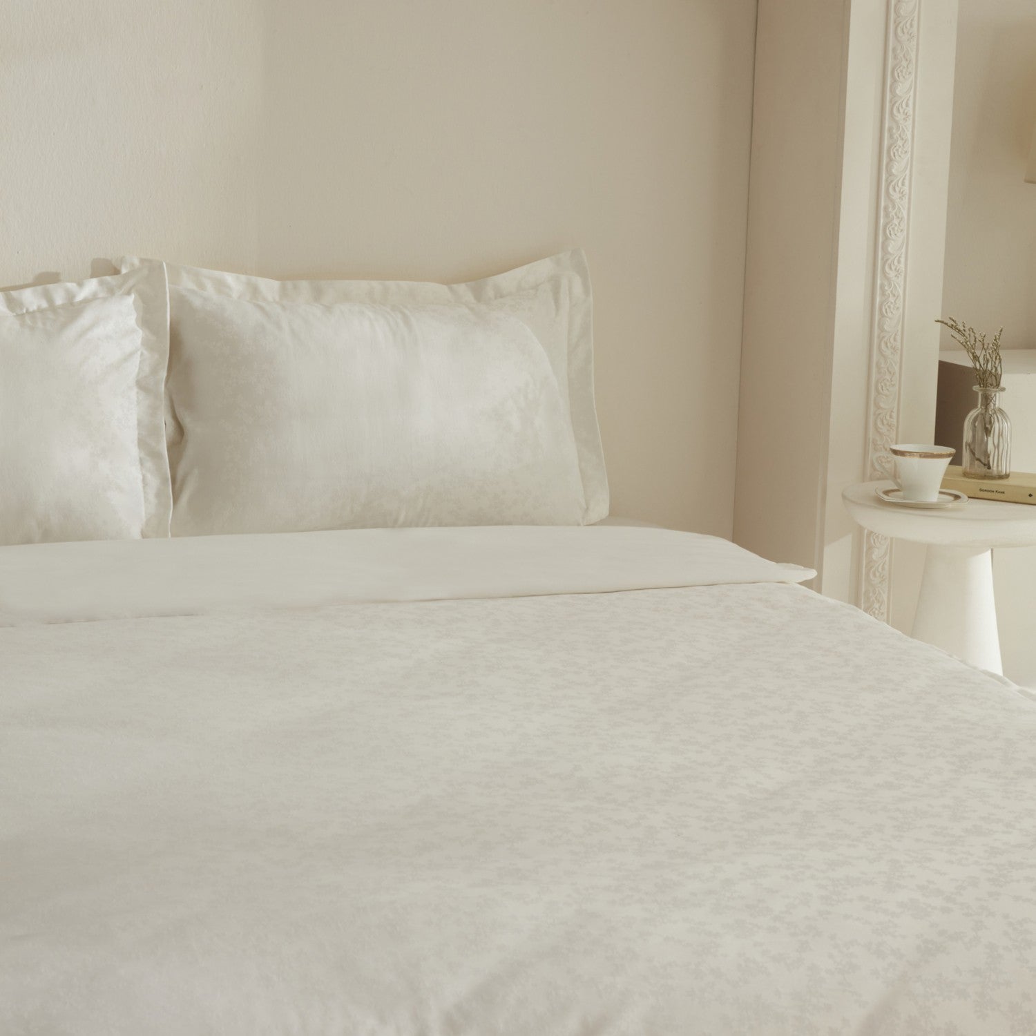 Karaca Home Venessa Double Duvet Cover Set White - MALLTURK