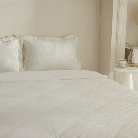 Karaca Home Venessa Double Duvet Cover Set White - MALLTURK