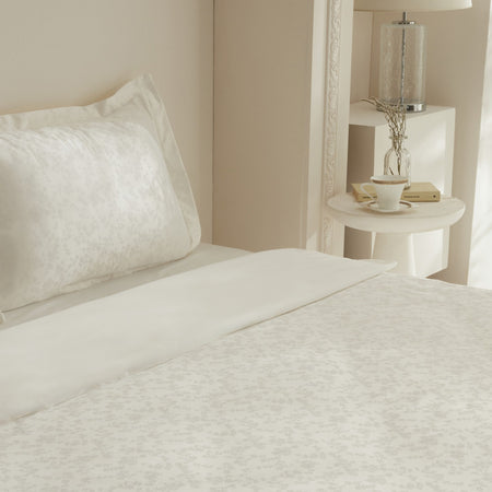 Karaca Home Venessa Double Duvet Cover Set White - MALLTURK