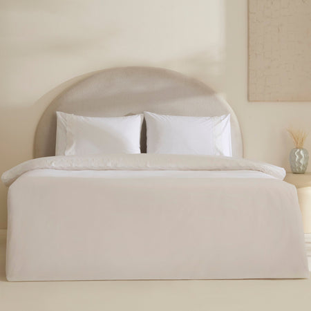 Karaca Home Delvyn %100 Cotton Double Duvet Cover Set White
