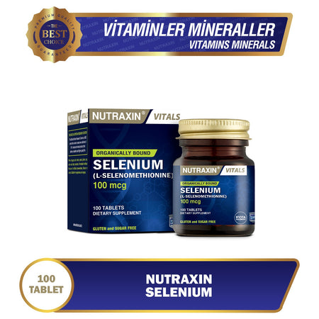 Nutraxin Selenium 100 Mcg 100 Tablet - MALLTURK
