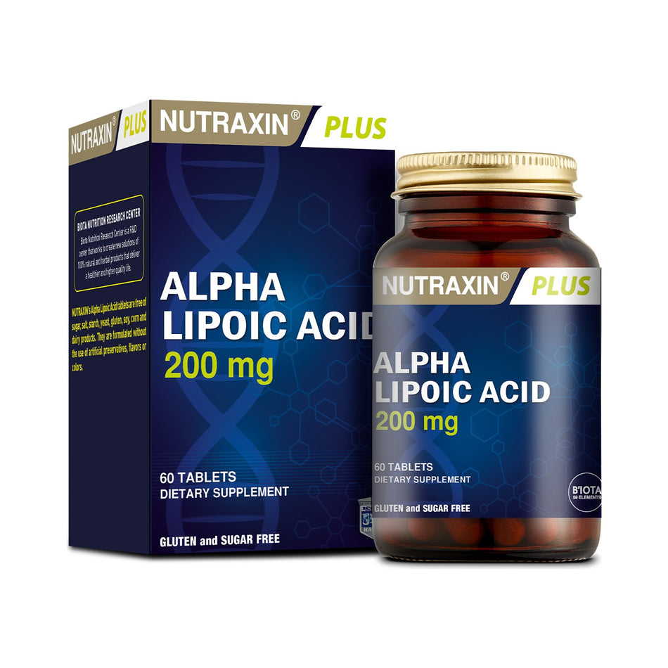 Nutraxin Alpha Lipoic Acid 200 Mg 60 Tablet - MALLTURK