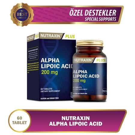 Nutraxin Alpha Lipoic Acid 200 Mg 60 Tablet - MALLTURK
