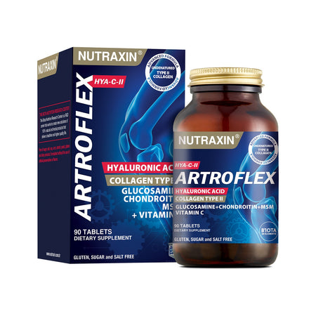 Nutraxin Artroflex HYA-C-II 90 TabletTip II Collagen, Glukozamin, MSM, Hyaluronik Asit - MALLTURK