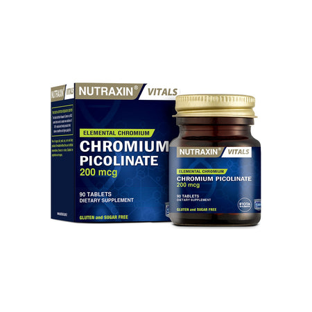 Nutraxin Chromium Picolinate 200 Mcg 90 Tablet - MALLTURK