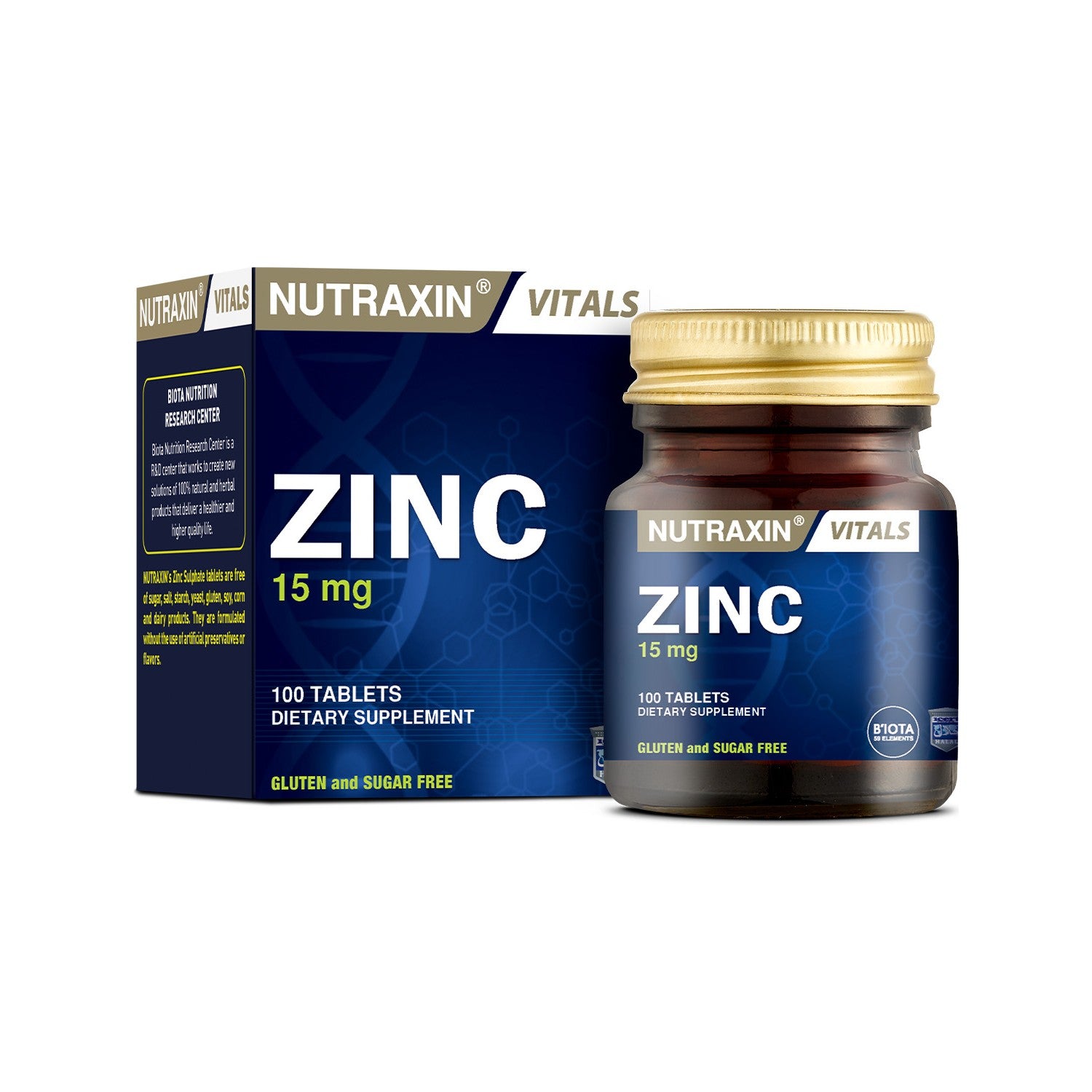 Nutraxin Zinc 15 Mg 100 Tablet - MALLTURK