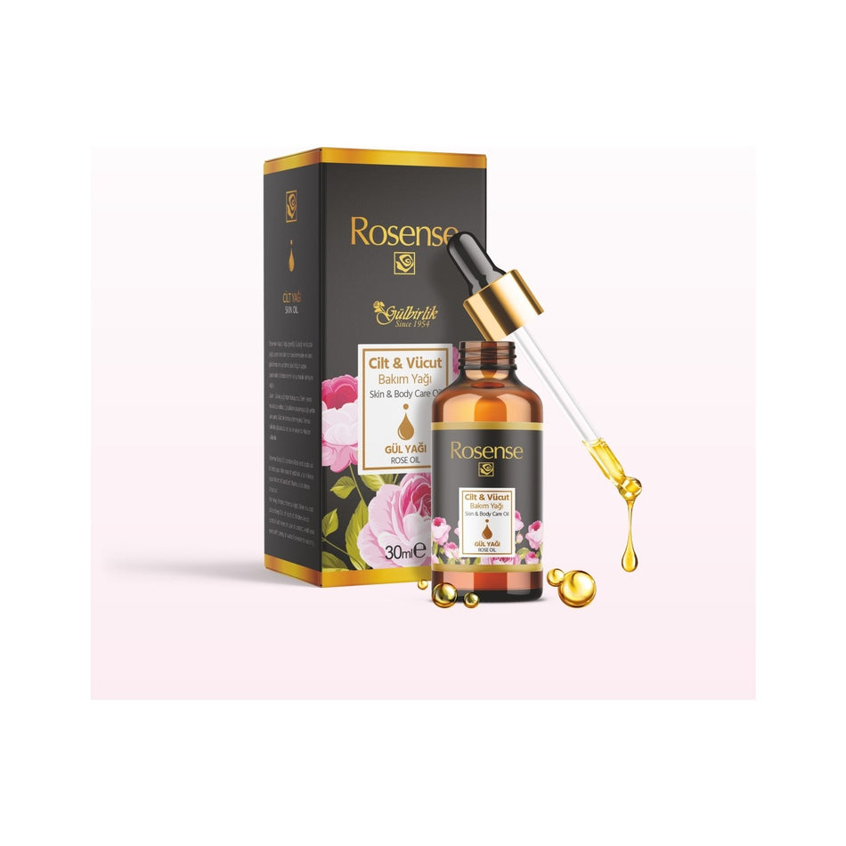 Rosense Skin Care Oil 30 ml Natural Herbal Revitalizing Moisturizing Nourishing Unisex - MALLTURK