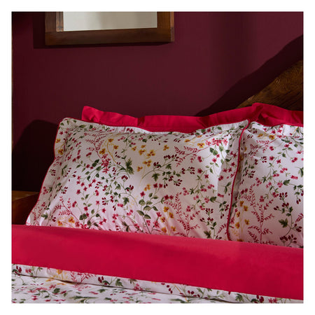 Karaca Home Berry Haven Double Duvet Cover Set Red - MALLTURK
