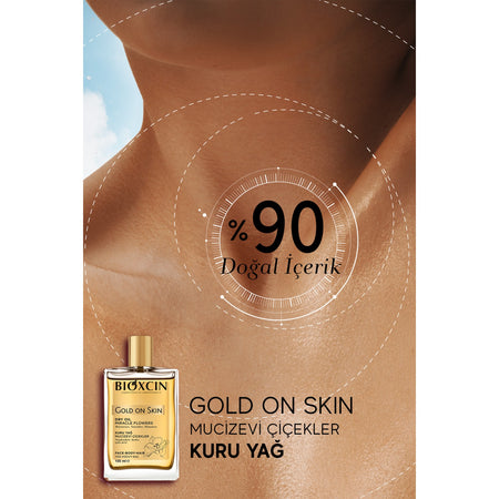 Bioxcin Gold On Skin Dry Oil