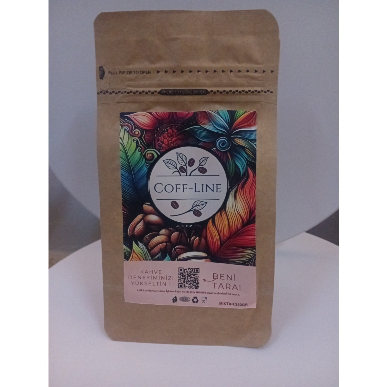 Coff-line Dark Roast Turkish Coffee – Rich Foam & Strong Aroma - MALLTURK