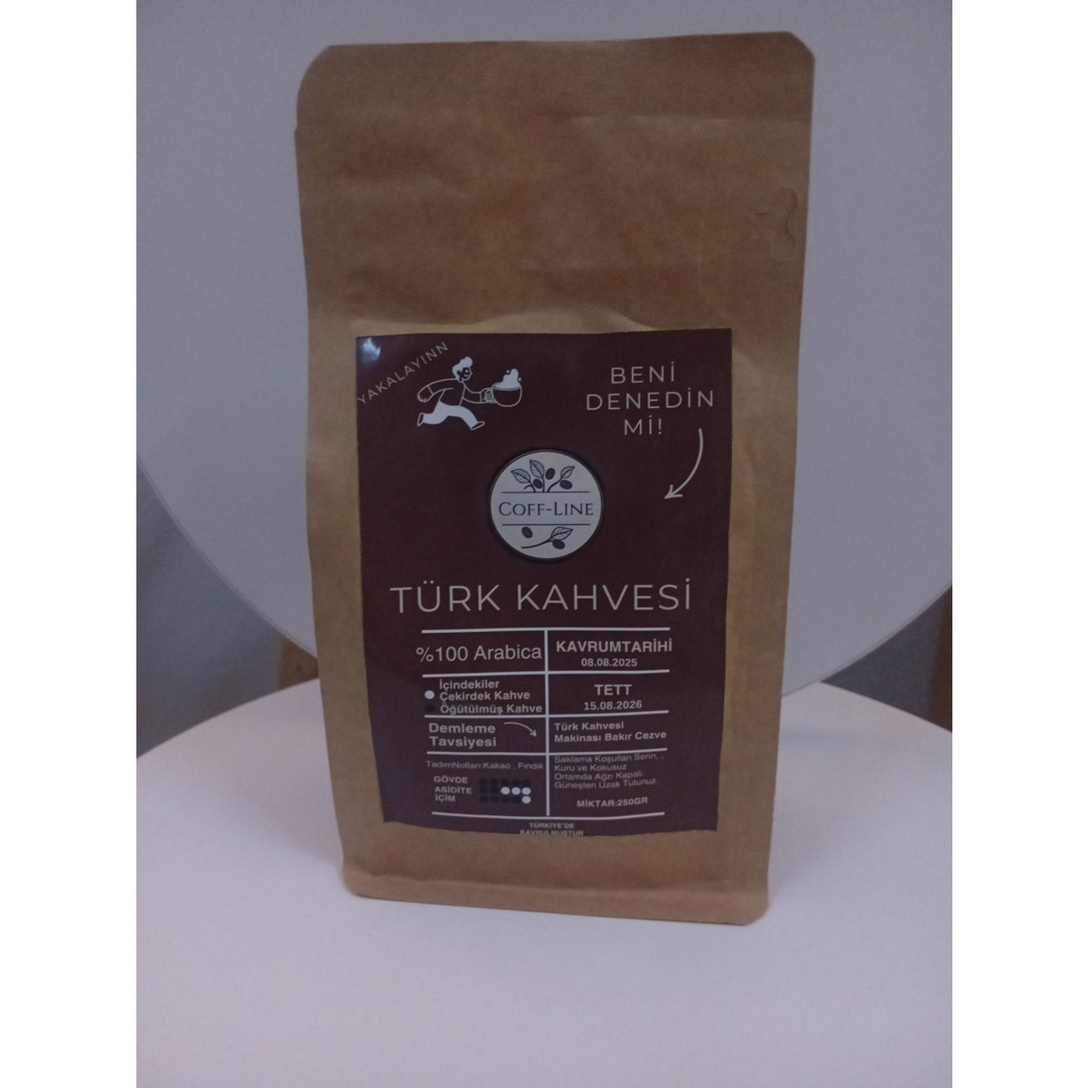 Coff-line Dark Roast Turkish Coffee – Rich Foam & Strong Aroma - MALLTURK
