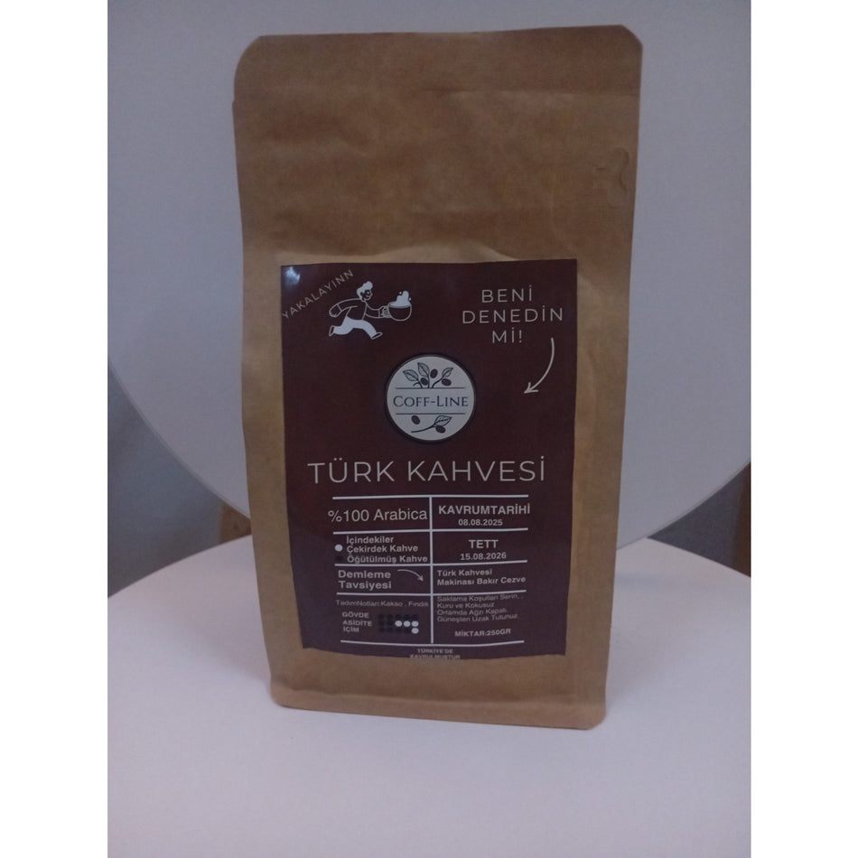 Coff-line Dark Roast Turkish Coffee – Rich Foam & Strong Aroma - MALLTURK
