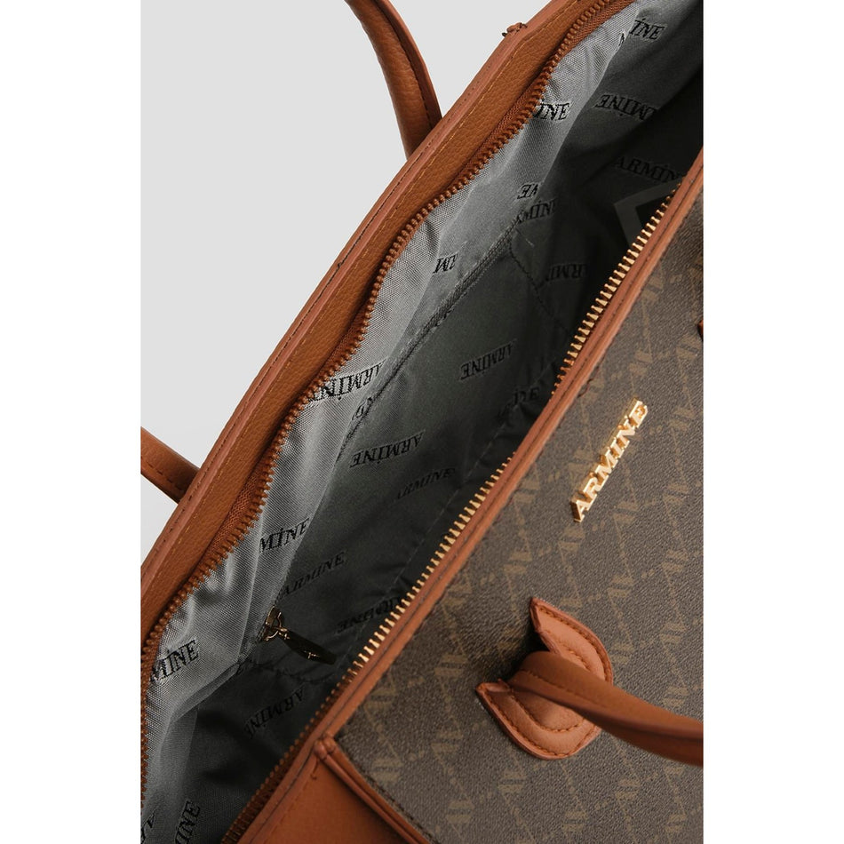 Armine Dotted Bag 25YD7399 Brown