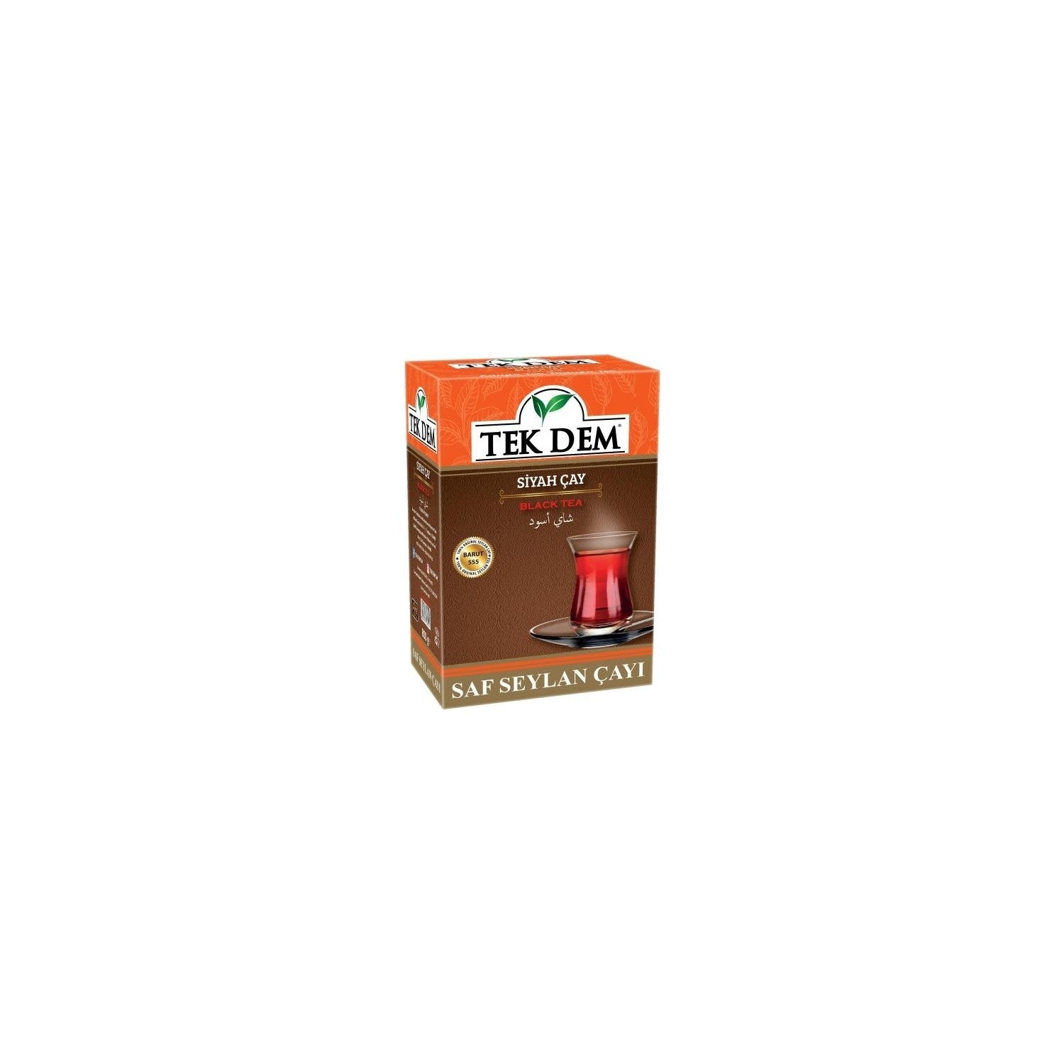 Tek Dem ITHAL tea BARUT TEKDEM TURUNCU 800 g ORJINAL SRI LANKA - MALLTURK