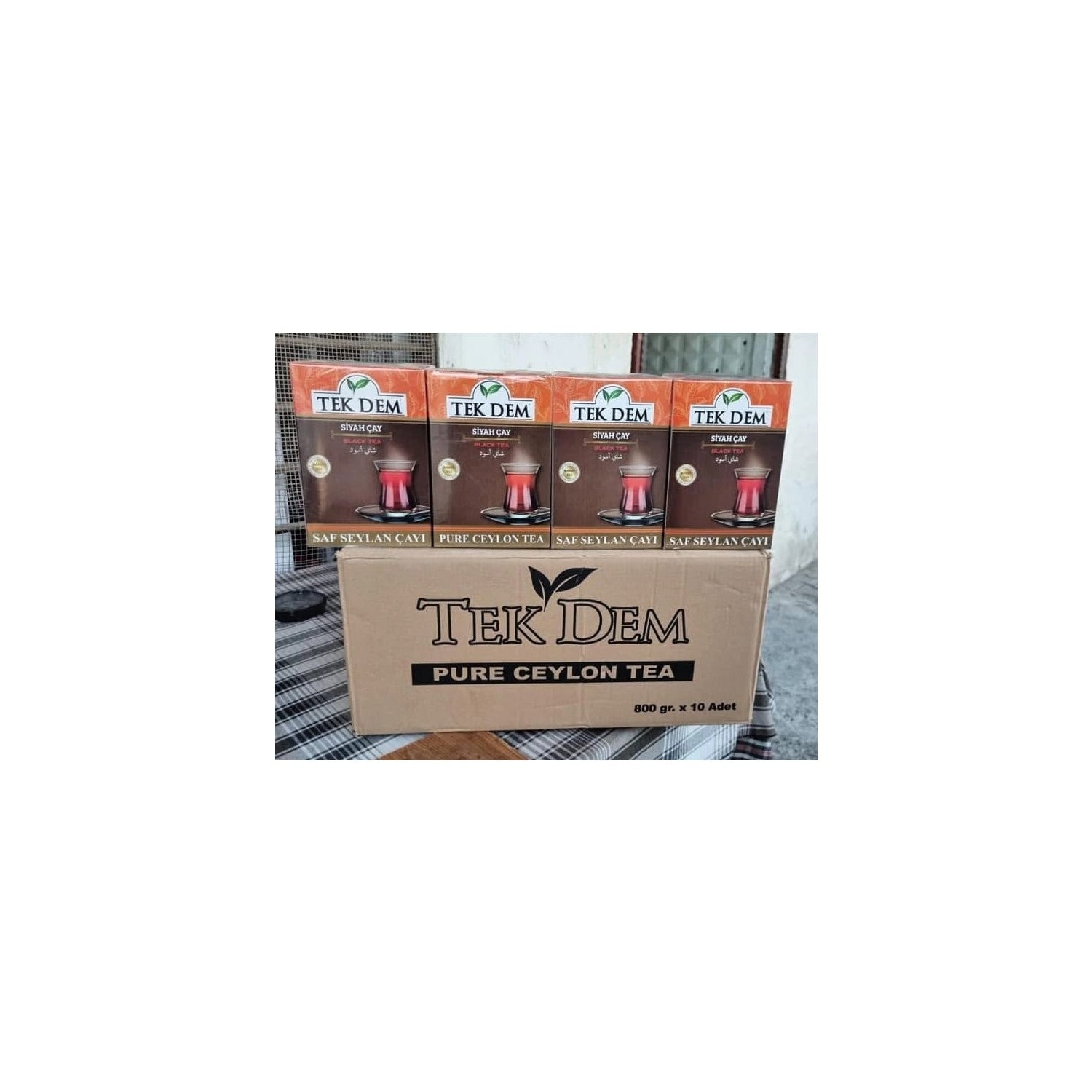 Tek Dem ITHAL tea BARUT TEKDEM TURUNCU 800 g ORJINAL SRI LANKA - MALLTURK