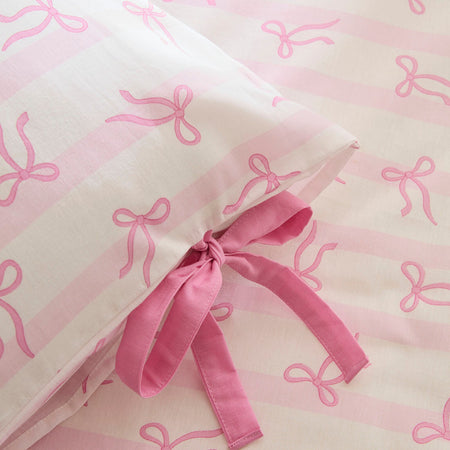 Karaca Home Ribelle %100 Cotton Single Duvet Cover Set Pink - MALLTURK