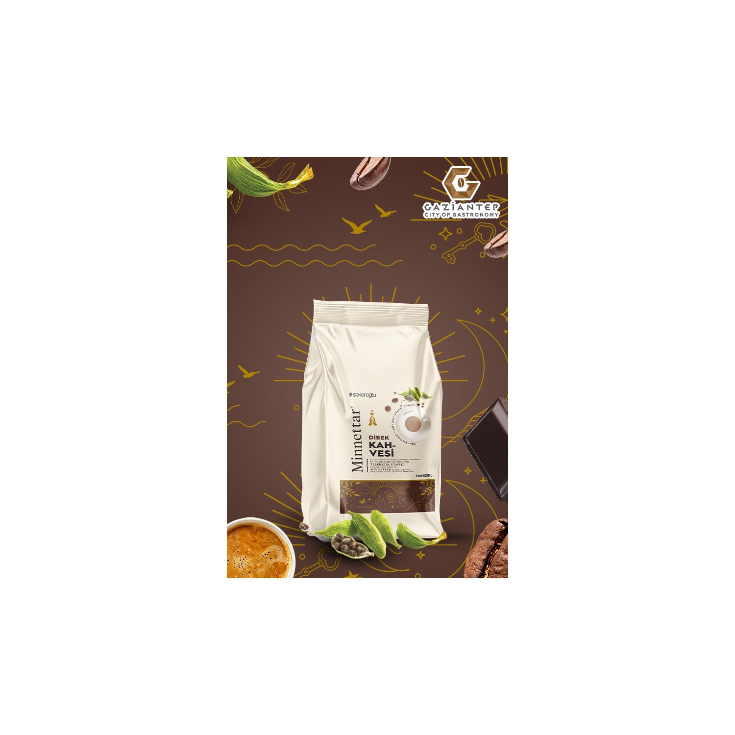 sekeroglu Minnettar Dibek Coffee 1000 Gr - MALLTURK
