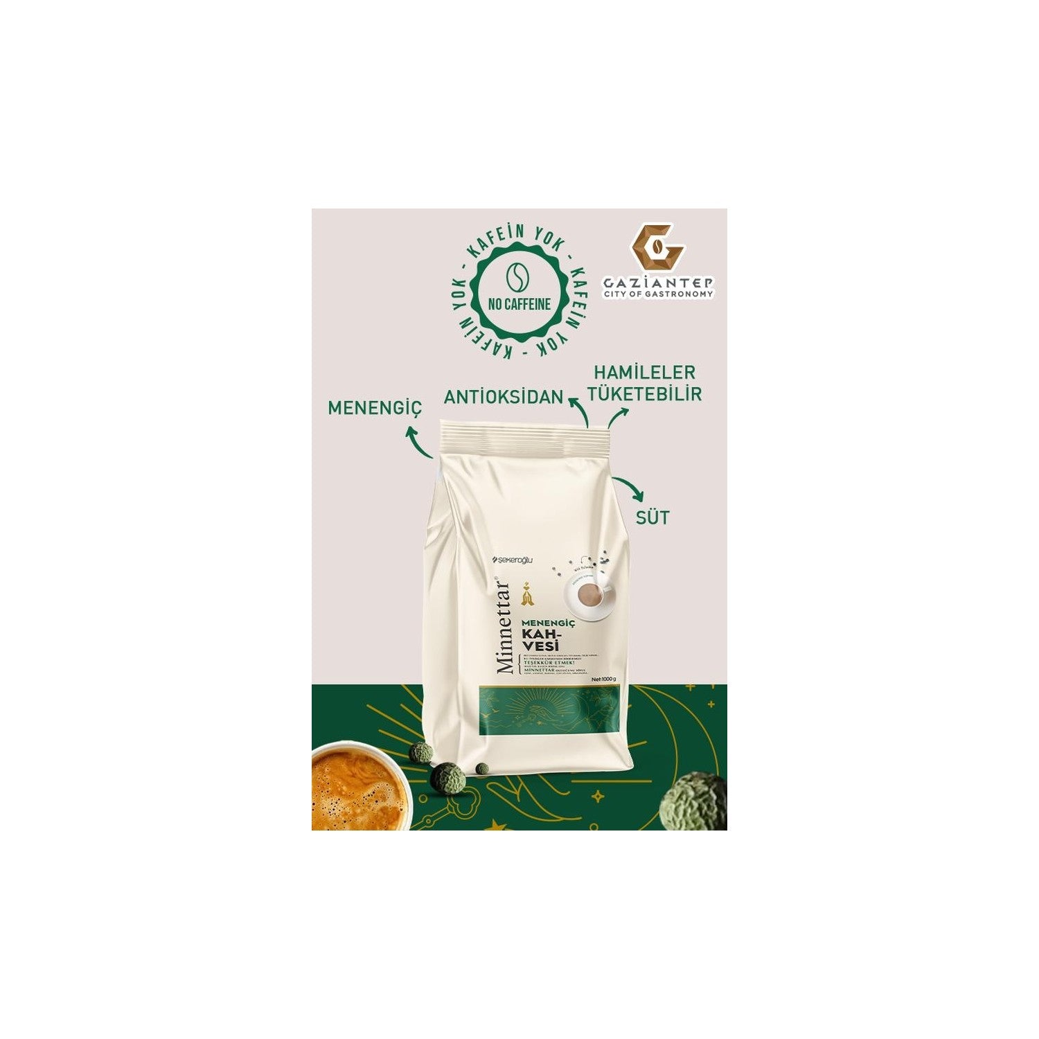 sekeroglu Grateful menengic Coffee 1000 Gr - MALLTURK