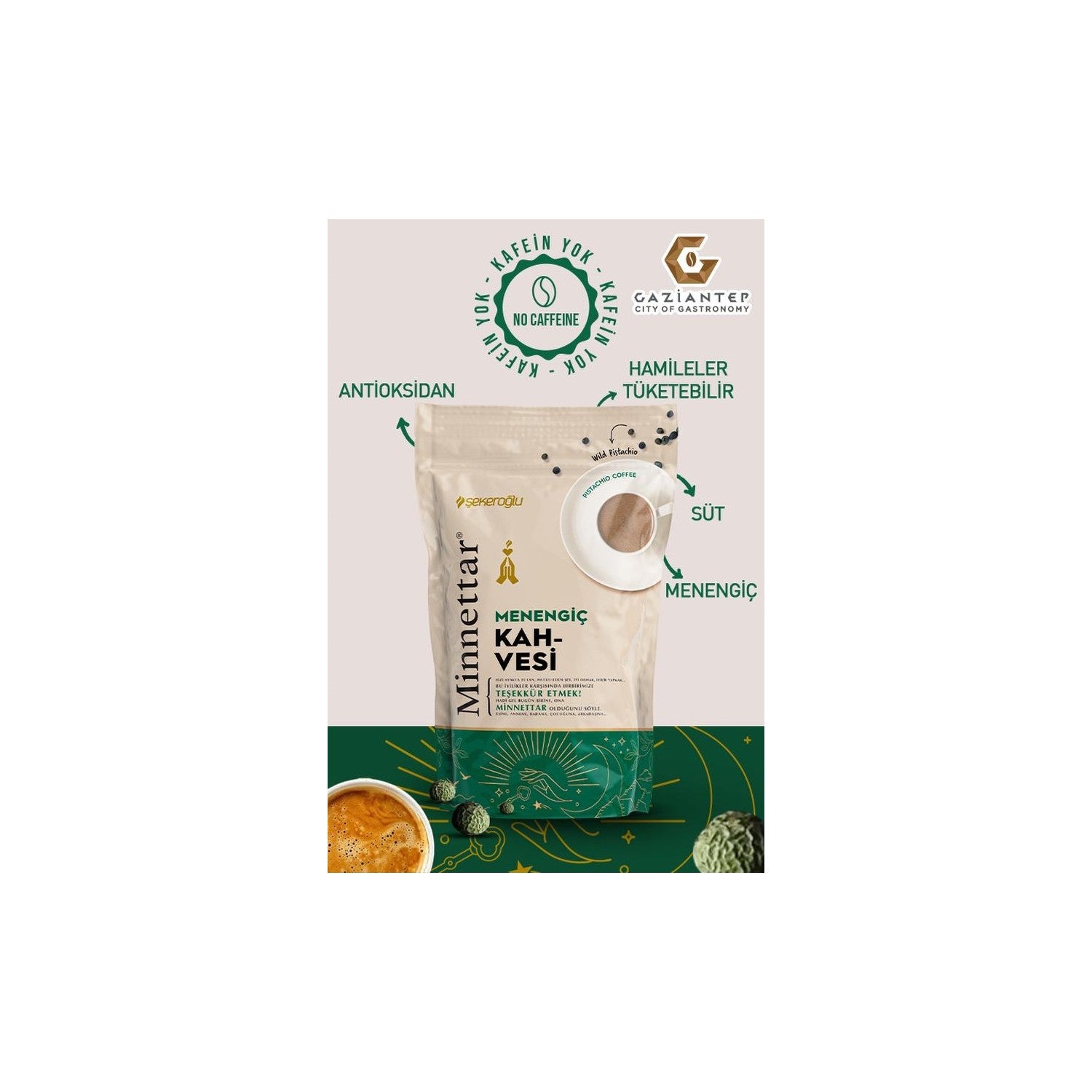 Sekeroglu Minnettar Menengic Coffee 165 g - MALLTURK