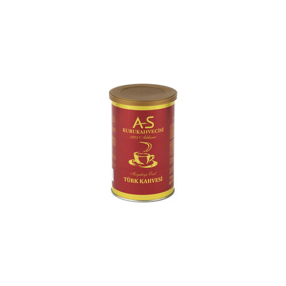 As Kurukahvecisi Turkish Coffee 250 gr. Tin - MALLTURK