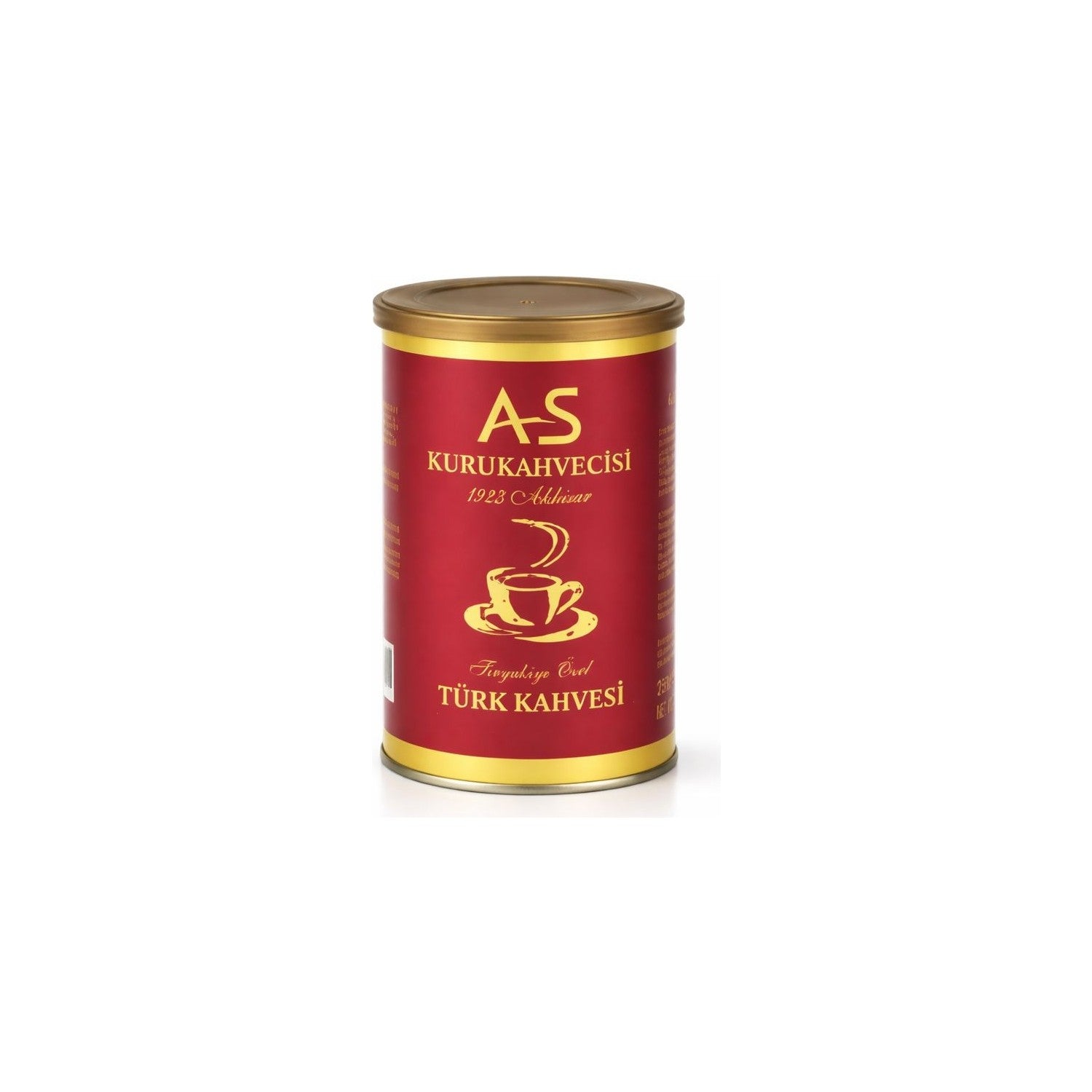 As Kurukahvecisi Turkish Coffee 250 gr. Tin - MALLTURK