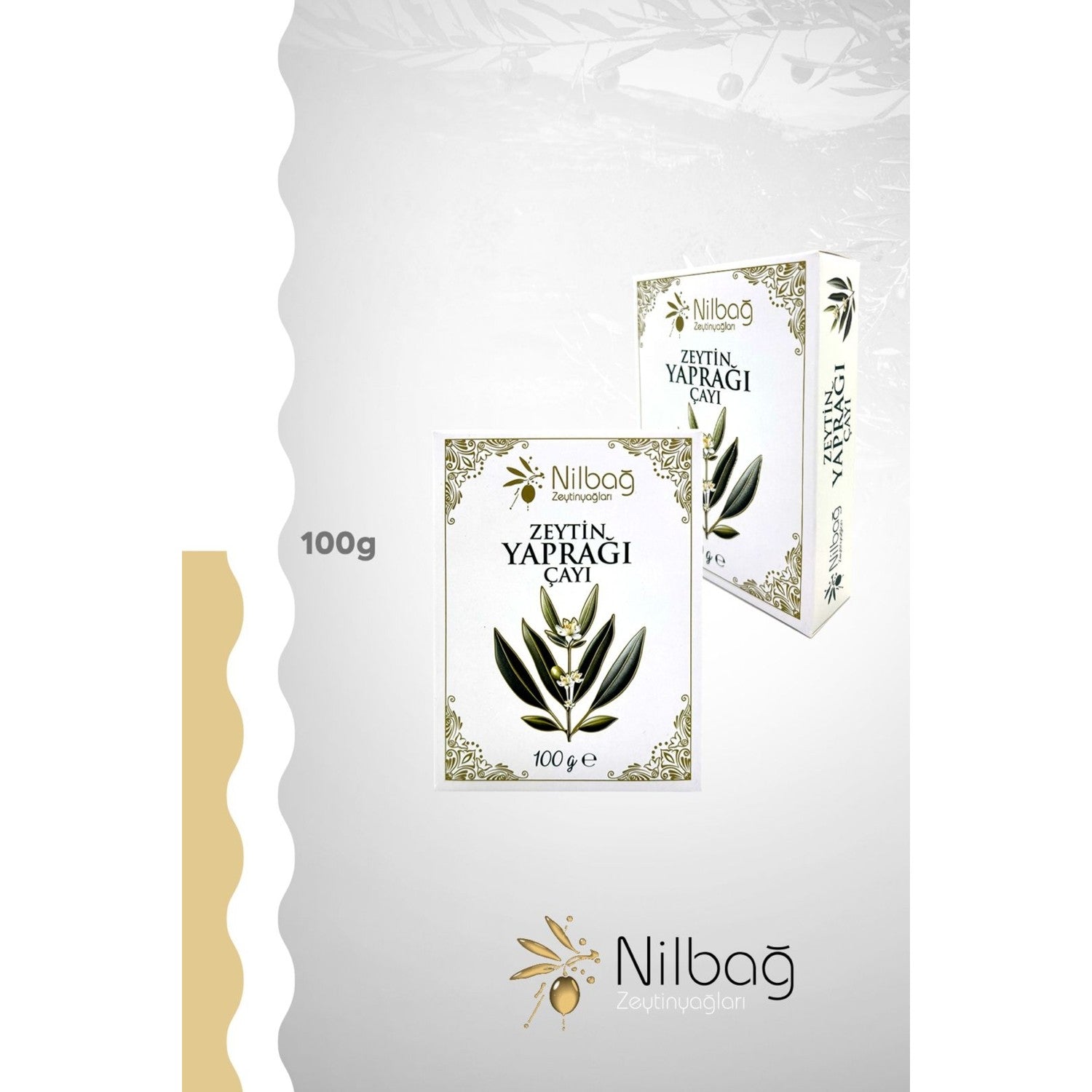 Nilbag Zeytinyaglari Zeytin Yapragi tea KUTULU 100 g. - MALLTURK