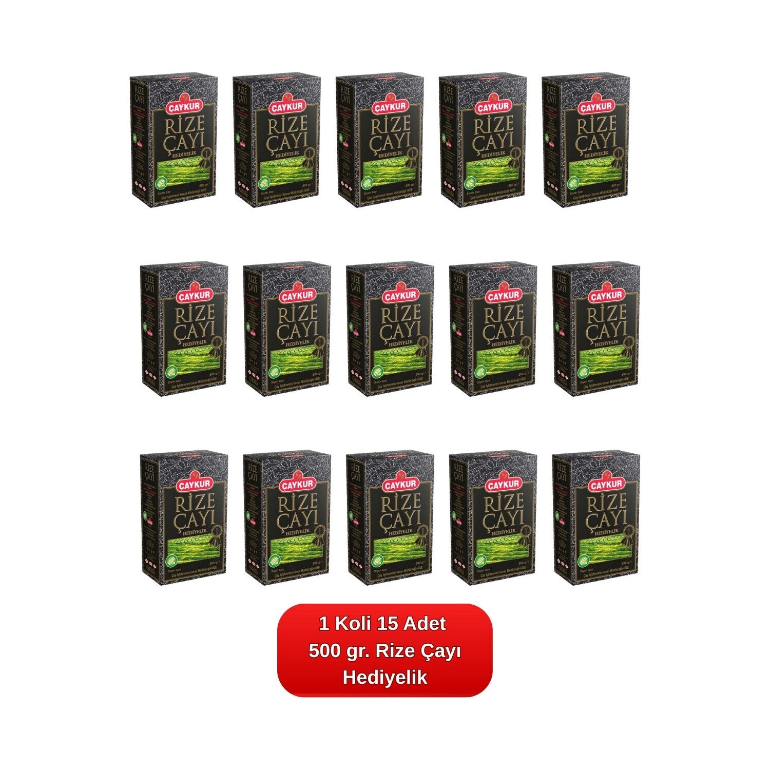 Caykur Rize tea Hediyelik 500 g. 15-pack case - MALLTURK