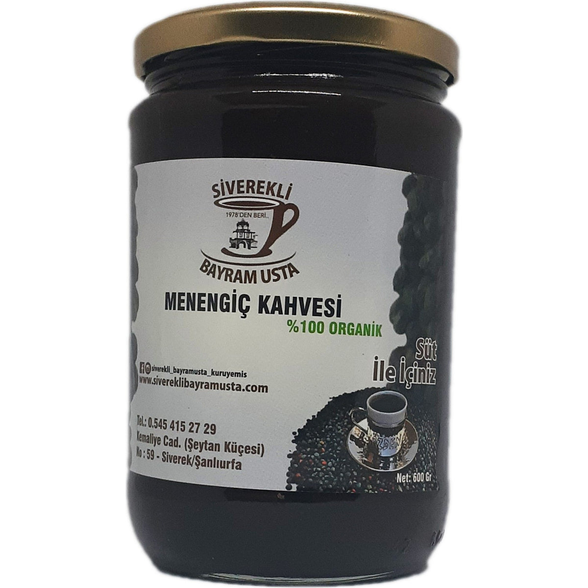 Bayram Usta from Siverek menengic Coffee 600 gr - MALLTURK