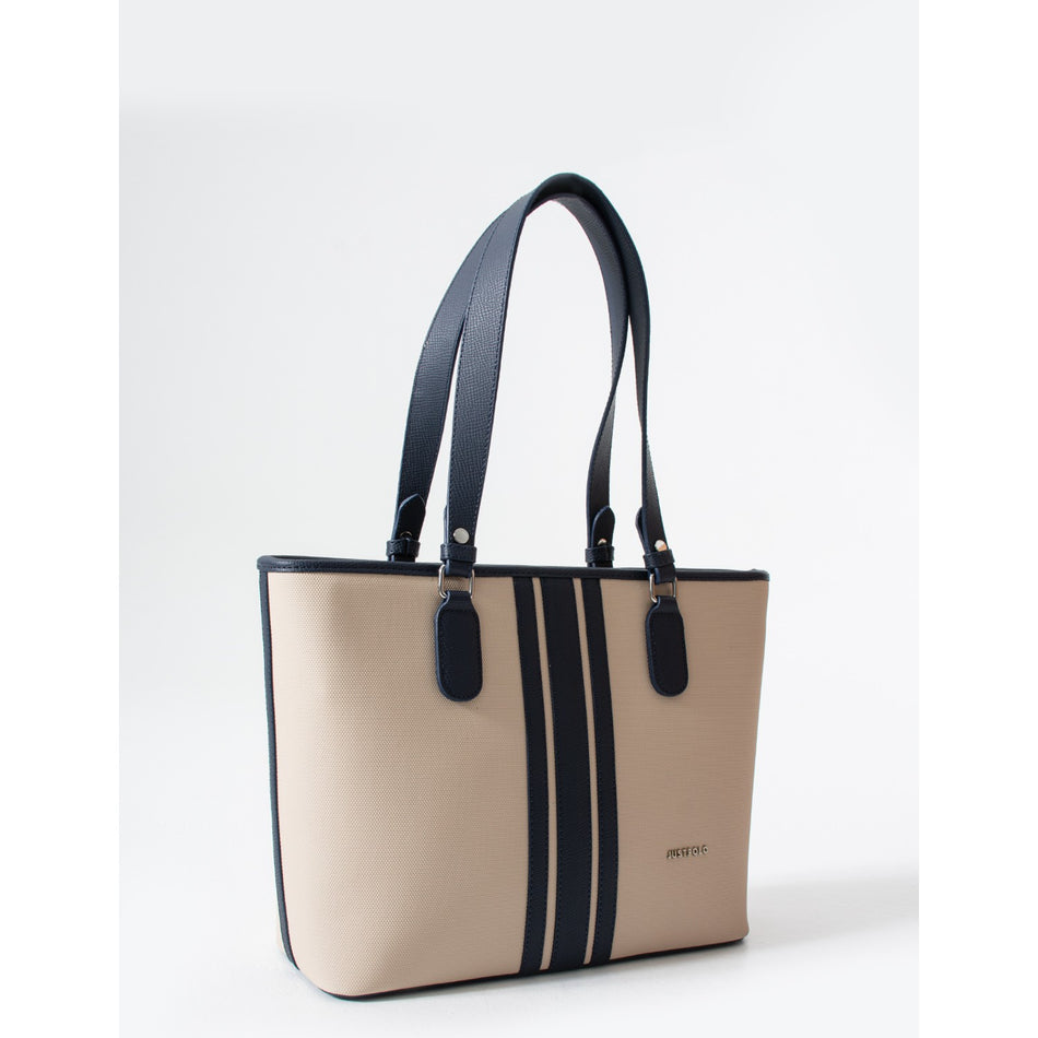 Just Polo JP Just Polo Women's Shoulder Bag Navy Blue - Stone - MALLTURK
