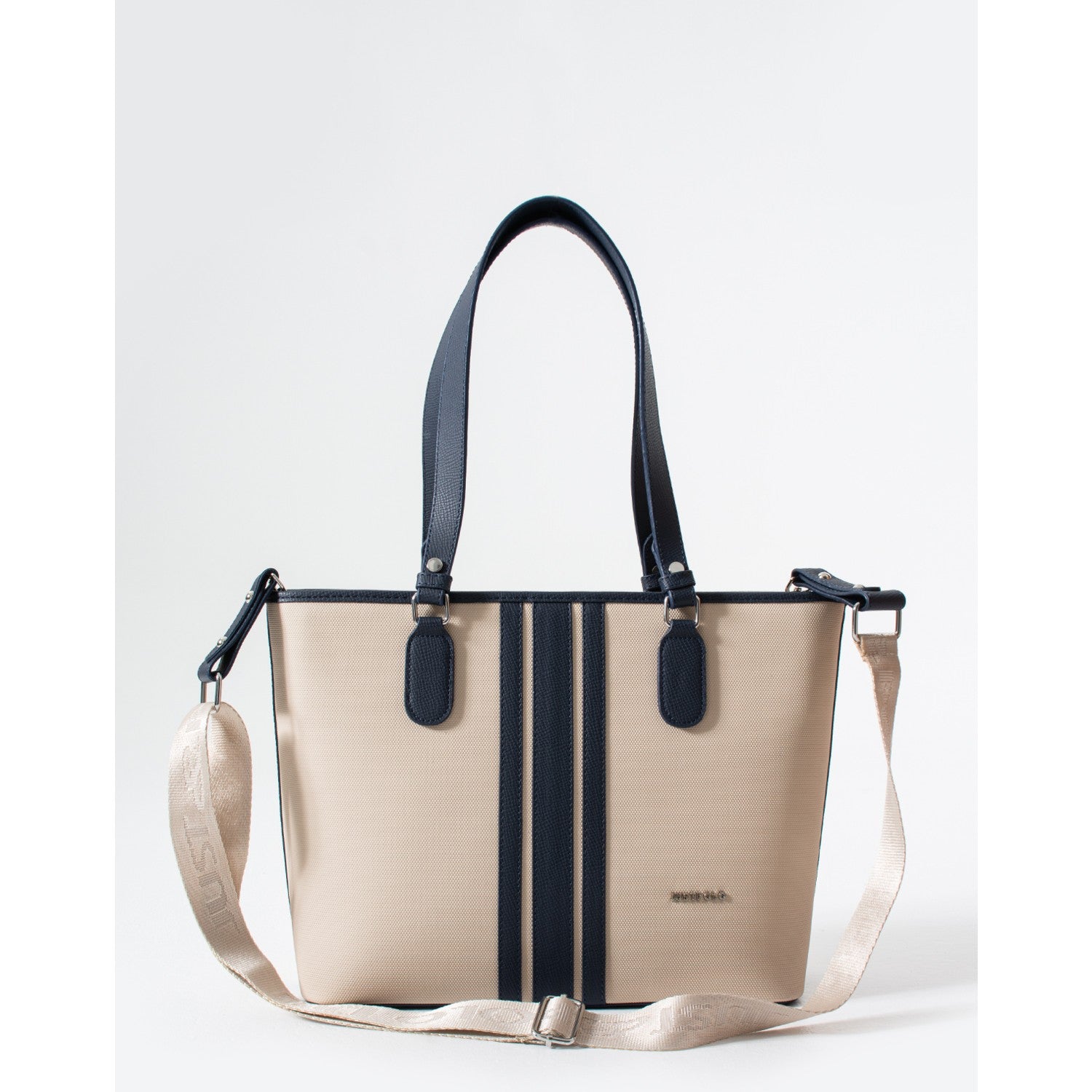 Just Polo JP Just Polo Women's Shoulder Bag Navy Blue - Stone - MALLTURK