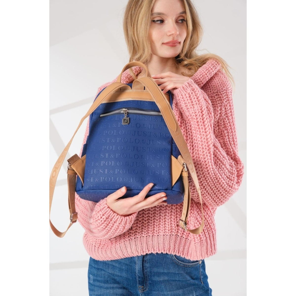 Just Polo Women's Backpack Green - MALLTURK