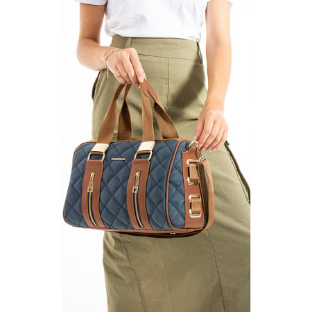 Just Polo Women's Hand and Shoulder Bag New Season 4107 Navy Blue Women's Bag - MALLTURK