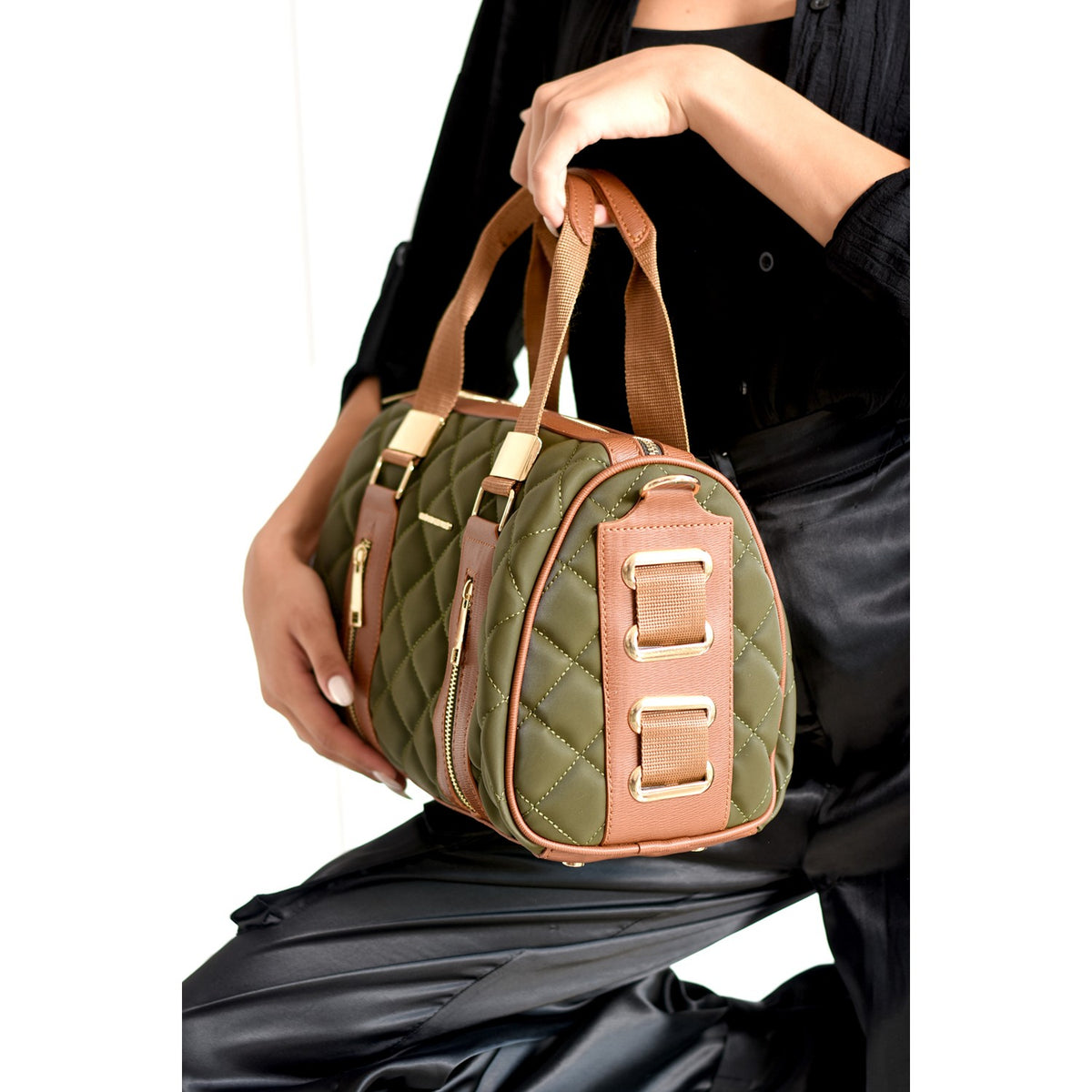 Just Polo Women's Hand and Shoulder Bag New Season 4107 Green - MALLTURK