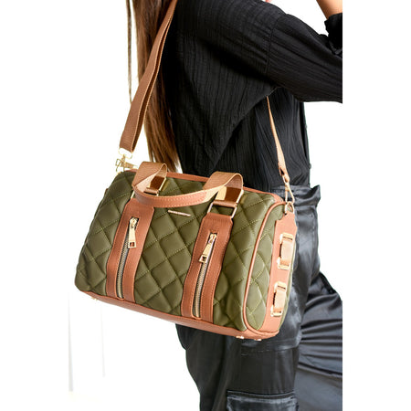 Just Polo Women's Hand and Shoulder Bag New Season 4107 Green - MALLTURK