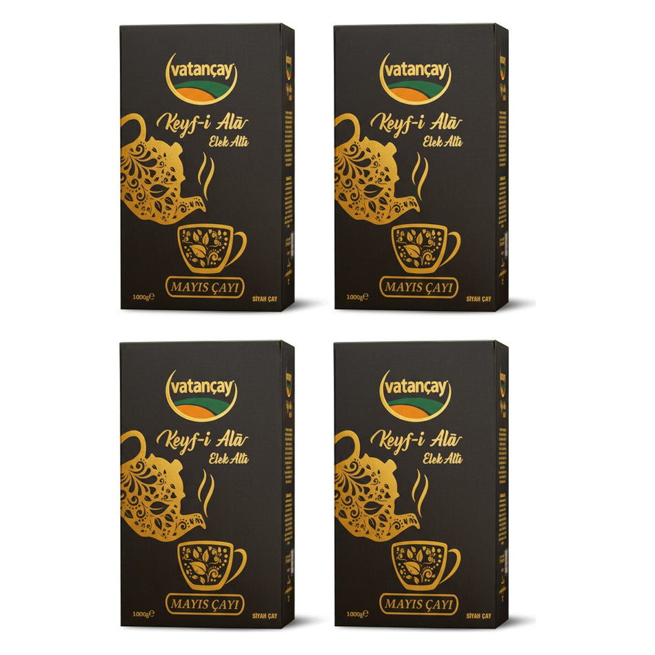 Vatancay Keyf-I Ala 4'lu Kutu Mayis tea 4 X 1000 g - MALLTURK
